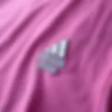 Detailed view of Adidas full sleeve t-shirt fabric
