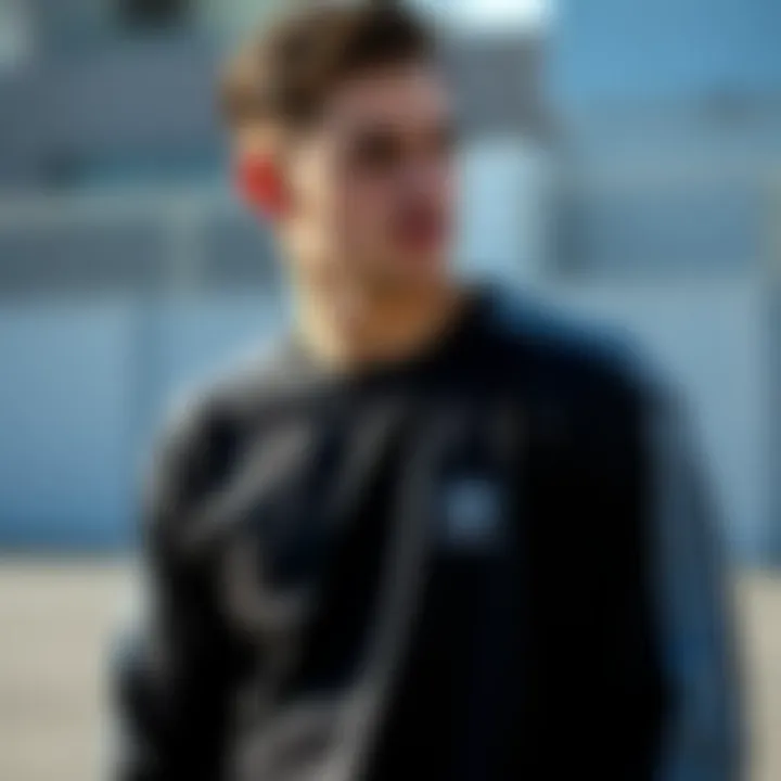 Stylish Looks with Adidas Full Sleeve T-Shirt Model showcasing styling options with Adidas full sleeve t-shirt