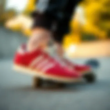 Adidas shoes integrated into skateboarding culture