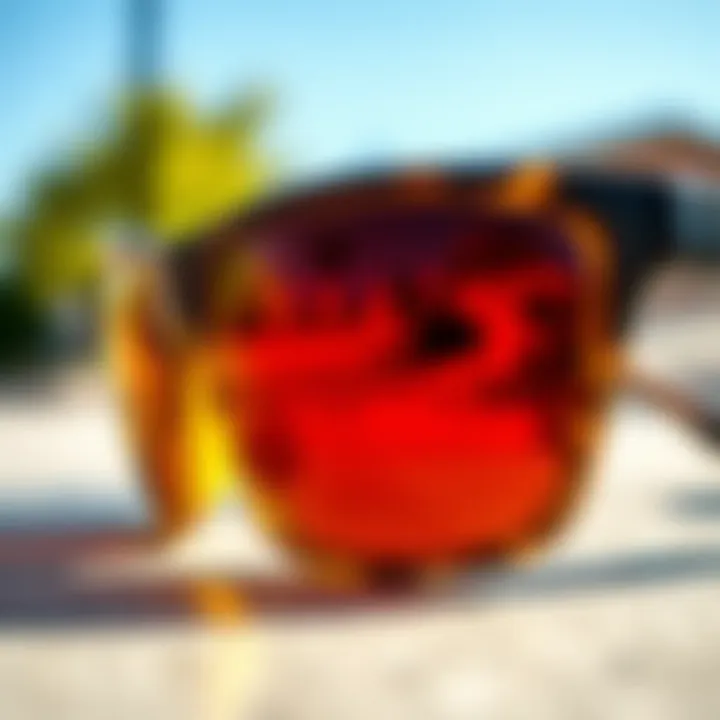 Understanding UV Protection in Sunglasses Close-up of UV protection lens technology