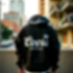 The Brixton Coors jacket displayed against an urban backdrop