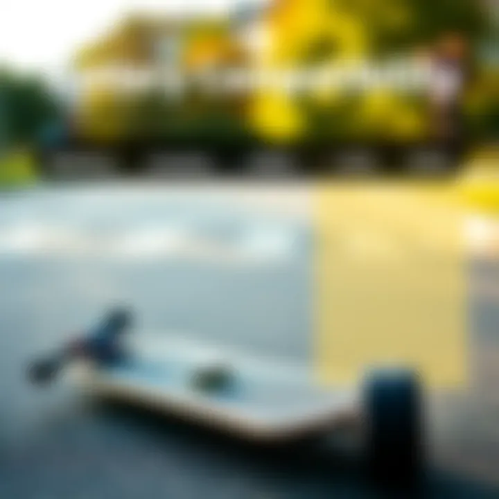 Visual guide comparing battery compatibility with electric skateboard models