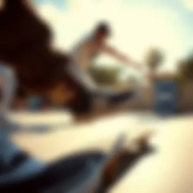 The Art of Skateboarding Lifestyle An artistic representation of the skateboarding lifestyle linked to DC Shoes.