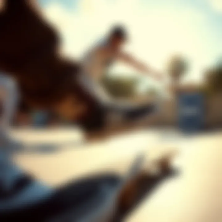 The Art of Skateboarding Lifestyle An artistic representation of the skateboarding lifestyle linked to DC Shoes.