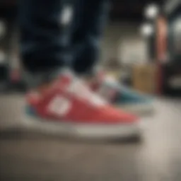 The evolution of Etnies original shoes showcased through a timeline