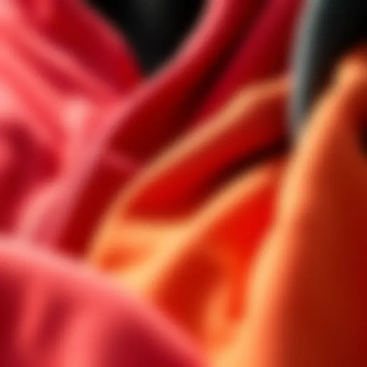 Exploring Fabric Quality in Hoodies A selection of high-quality hoodie fabrics showcasing textures