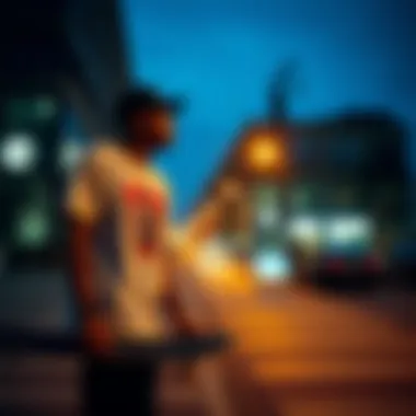 Brixton's Role in Urban Skate Culture Urban scene featuring Brixton Clothing in skate community