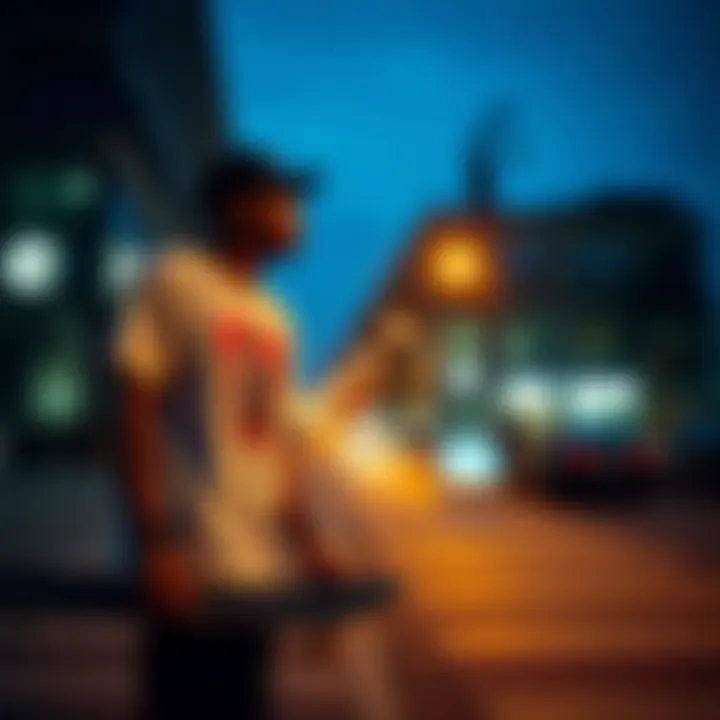 Brixton's Role in Urban Skate Culture Urban scene featuring Brixton Clothing in skate community