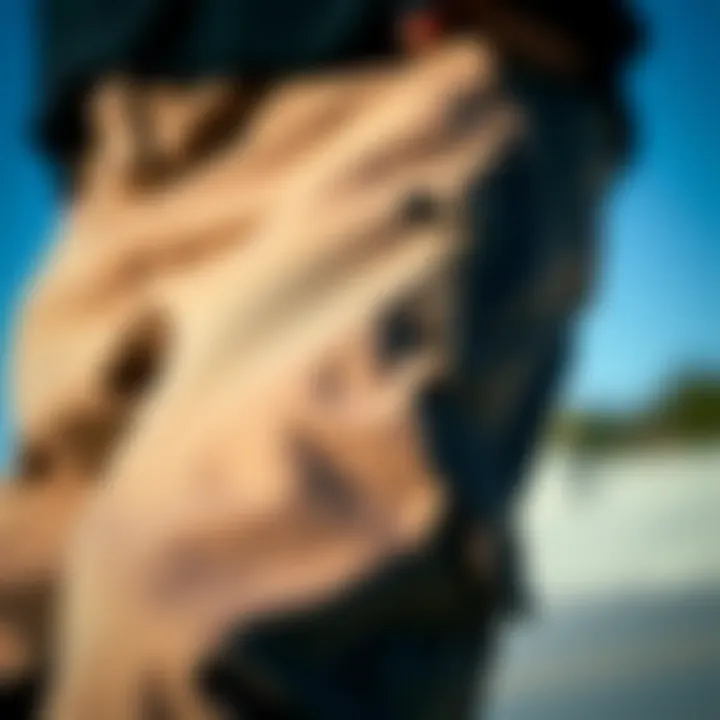 Quality Fabric of Dickies Cargo Line Close-up of fabric texture showcasing durability and quality