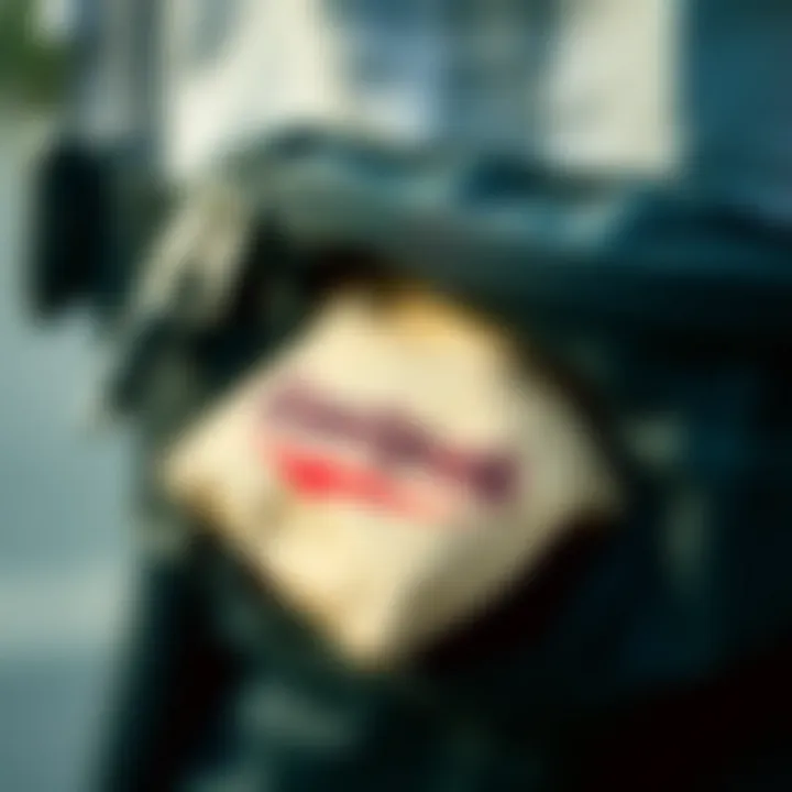 Close-up of materials used in the Eastpak fanny pack