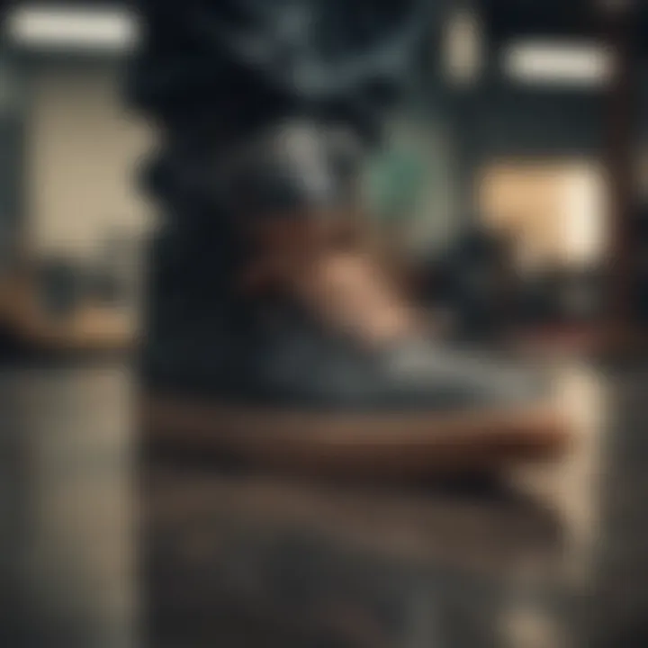 Close-up of Etnies shoe sole technology for enhanced grip