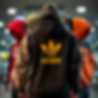 Collage of popular hoodie designs from different brands