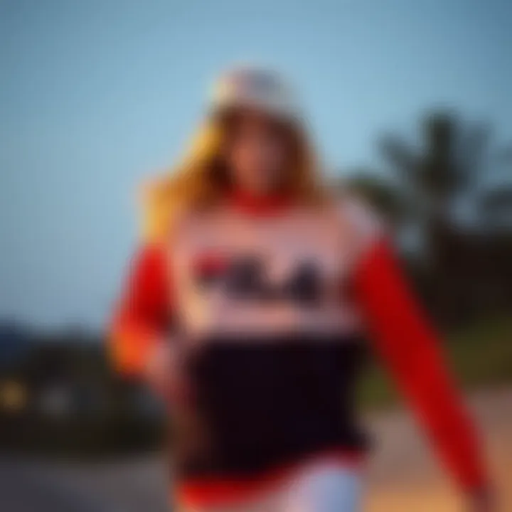 The Evolution of Skatewear: Fila's Influence Over Time Historical evolution of skatewear featuring Fila long sleeve shirt