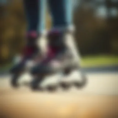 Features and Functionality of Heelys Close-up of Heelys features and functionality