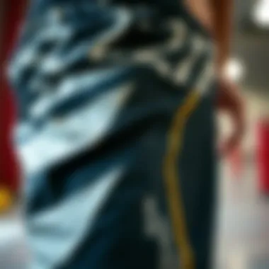 Fabric Technology: Innovative Materials for Performance Close-up of the fabric technology used in hybrid shorts