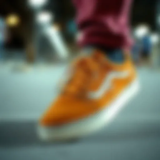 Lakai suede skate shoes showcasing durability and style