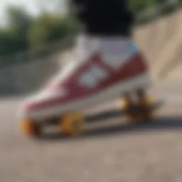 Innovative design of New Balance skate footwear