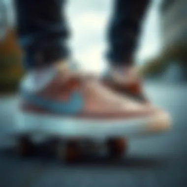 Nike Blazers integrated into skateboarding lifestyle