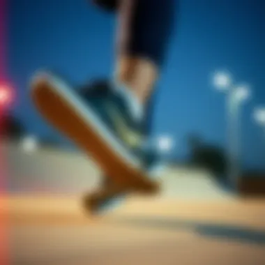 Nike Femme in Action: Performance and Style An athlete wearing Nike Femme shoes during a dynamic sports activity