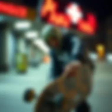 Iconic skate brand showcasing primitive aesthetics