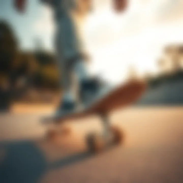 Professional skateboarder wearing Adidas shoes in action