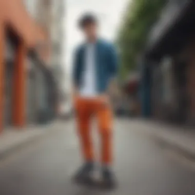 Fashion Meets Functionality in Skater Styles Trendy skater outfit incorporating fashionable pants