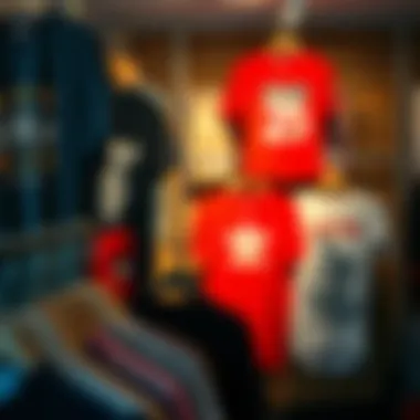 Unique Finds: Graphic Tees at Local Boutiques Eclectic collection of graphic tees in a boutique