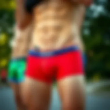 Comparison of various Ethika boxer styles and colors