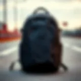 A stylish skate backpack showcasing modern design elements.