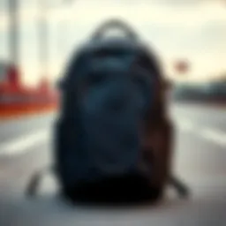 A stylish skate backpack showcasing modern design elements.