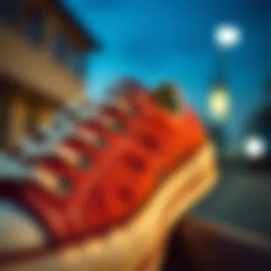 Materials and Craftsmanship of Converse All Star Platform Low Top Close-up of the Converse All Star Platform Low Top sneaker highlighting its materials and craftsmanship