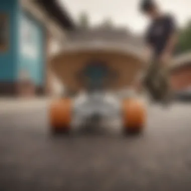 Vintage skateboard from a lost brand