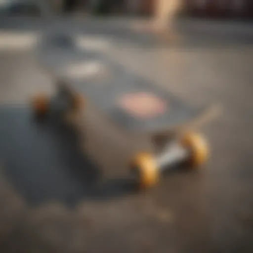 A vintage Tony Hawk skateboard showcasing classic graphics