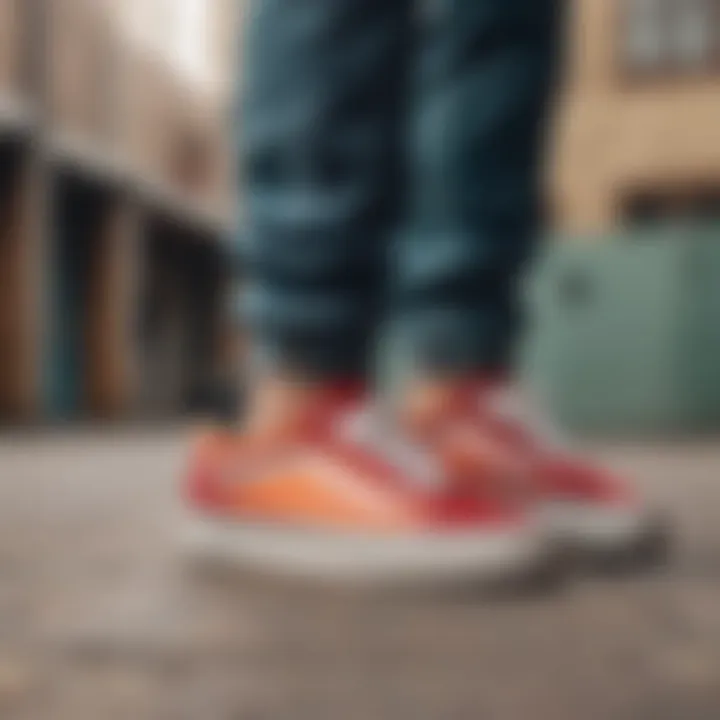 Colorful Vans apparel for skaters