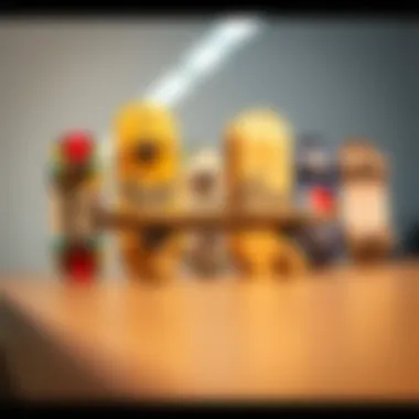 Artistic display of various mini skateboard designs