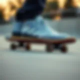 Stylish Ultra Range EXO footwear on a skateboard