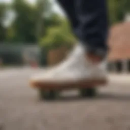 Vegan Adidas skate shoes showcasing innovative materials