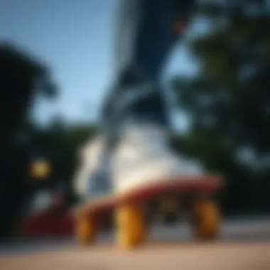 Performance on the Board Skater demonstrating the performance of authentic Vans