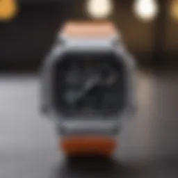 The G-Shock GLX showcasing its sleek design and color variants.