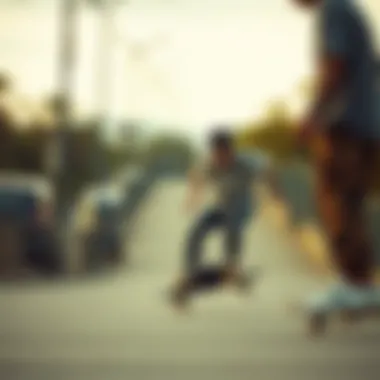 Historical Adidas advertisement featuring skateboarding