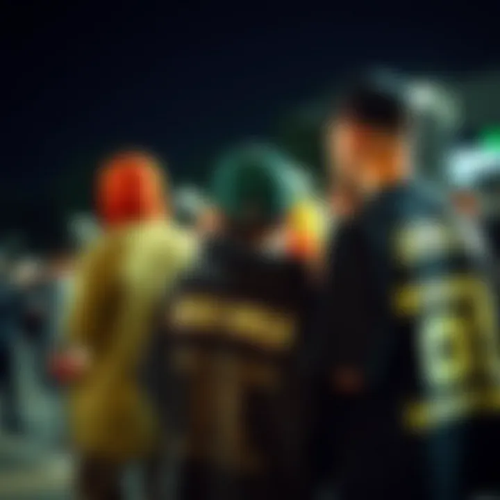 Juice WRLD fans wearing Revenge Merch