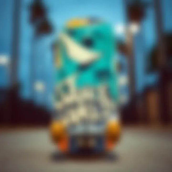 Skateboard featuring Juice WRLD art