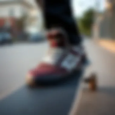 Lakai Shoes and Skate Culture Lakai shoes on a skateboard, symbolizing the brand's connection to skate culture