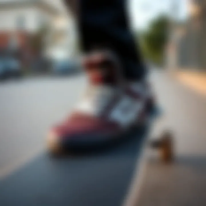 Lakai Shoes and Skate Culture Lakai shoes on a skateboard, symbolizing the brand's connection to skate culture