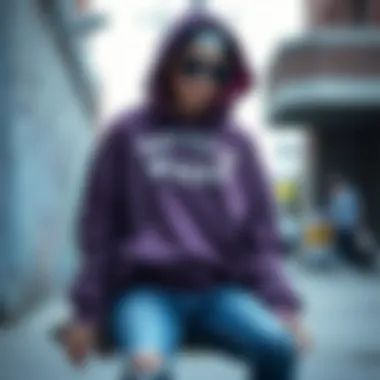 Elevating Casual Fashion with Loose Hoodies Casual outfit showcasing a loose hoodie paired with trendy accessories