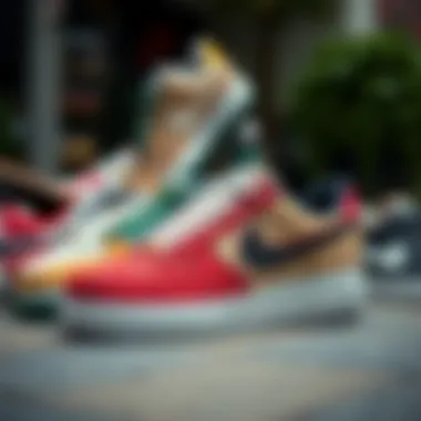 A collection of Nike Bone Shoes reflecting diverse styles and colors