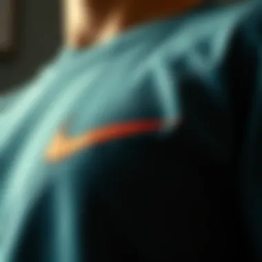 Fabric Texture and Comfort of Nike Skateboard T-Shirt Close-up of fabric texture showcasing durability and comfort