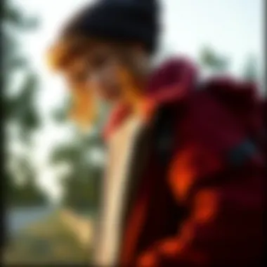 Versatile Outdoor Style with Nike Women's Sherpa Jacket Stylish outdoor setting showcasing the jacket's versatility