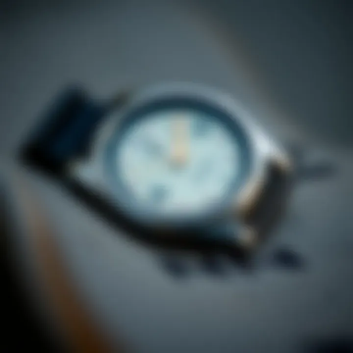 Close-up of Nixon Sentry 38 watch showcasing its design elements