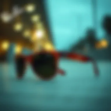 Ray-Ban Erika Brown: A Stylish Display Stylish display of Ray-Ban Erika Brown sunglasses emphasizing their unique color and design